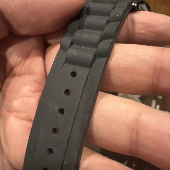 Working England Patriots Watch Silicone‎ Analog NFL Football Mens 43mm Black - Picture 4 of 8